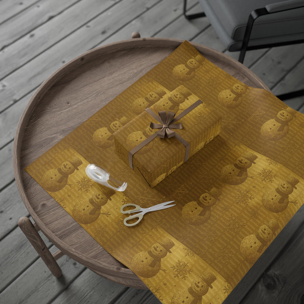 Golden Frost Birthday Wrap