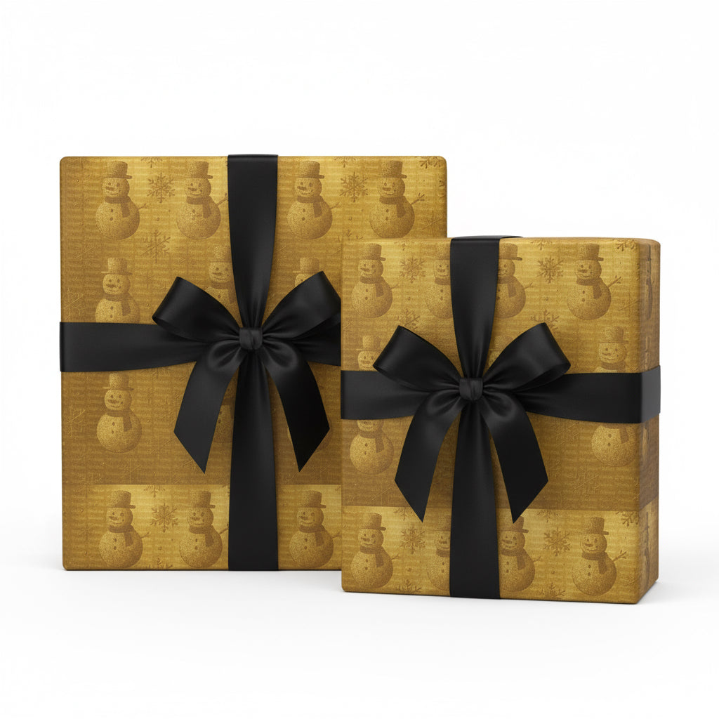 Golden Frost Birthday Wrap