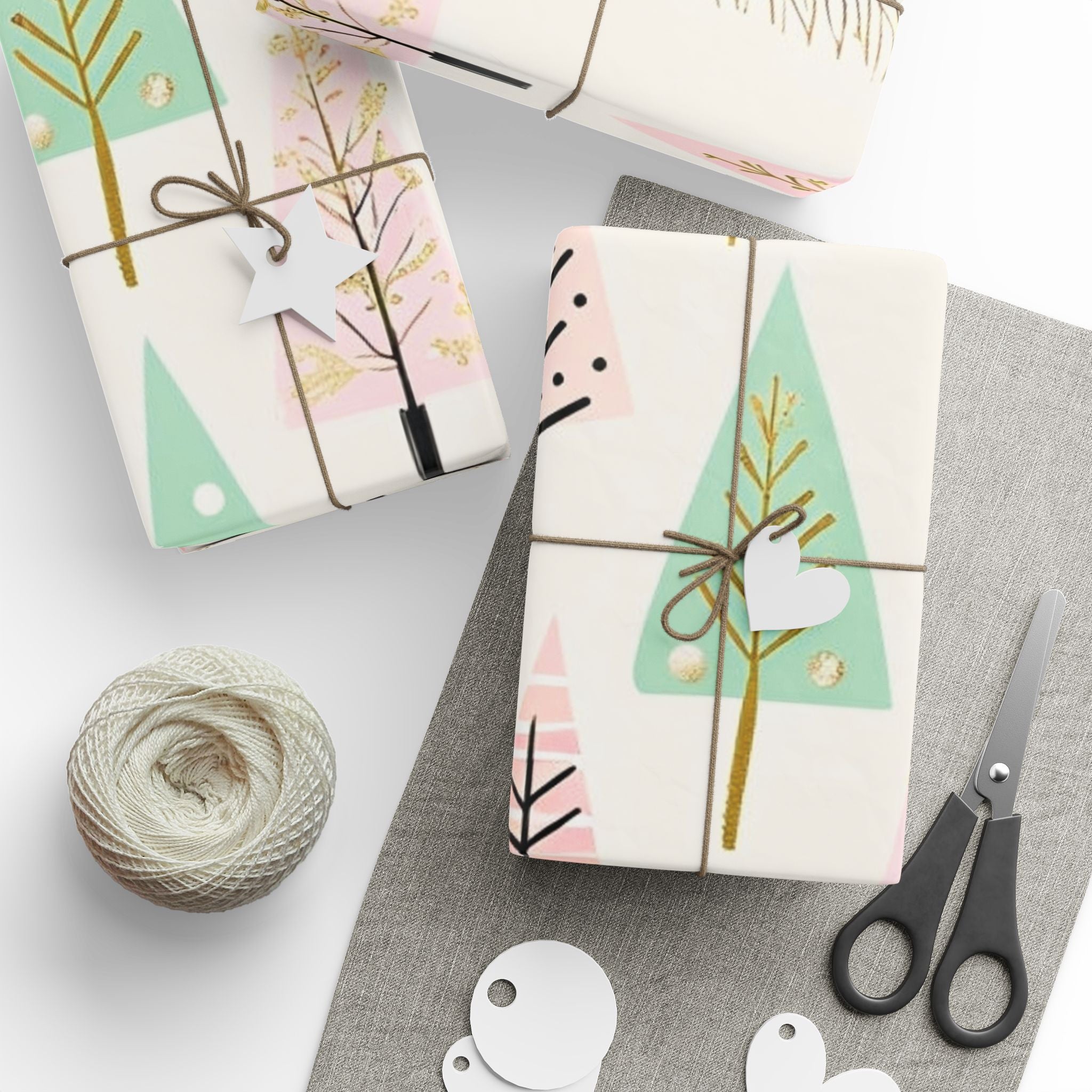 Scandinavian Pastel Tree Wrap