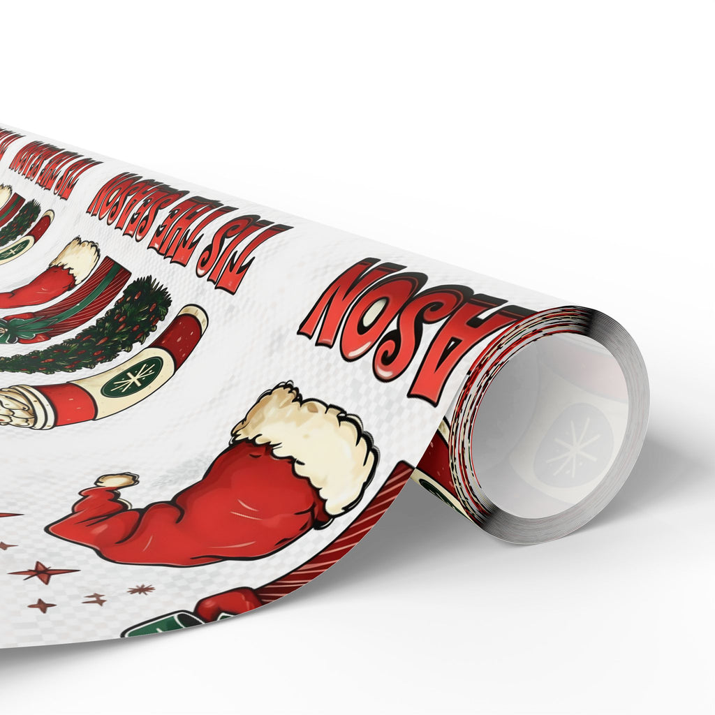 Christmas Stocking Pattern Wrapping Paper