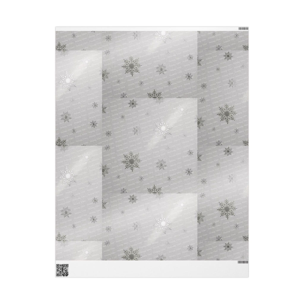 Silver Holiday Vibes Wrapping Paper