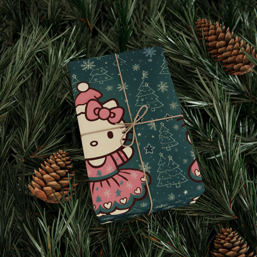 Wrapping Papers - Hello Kitty Ballerina Christmas Vintage Design