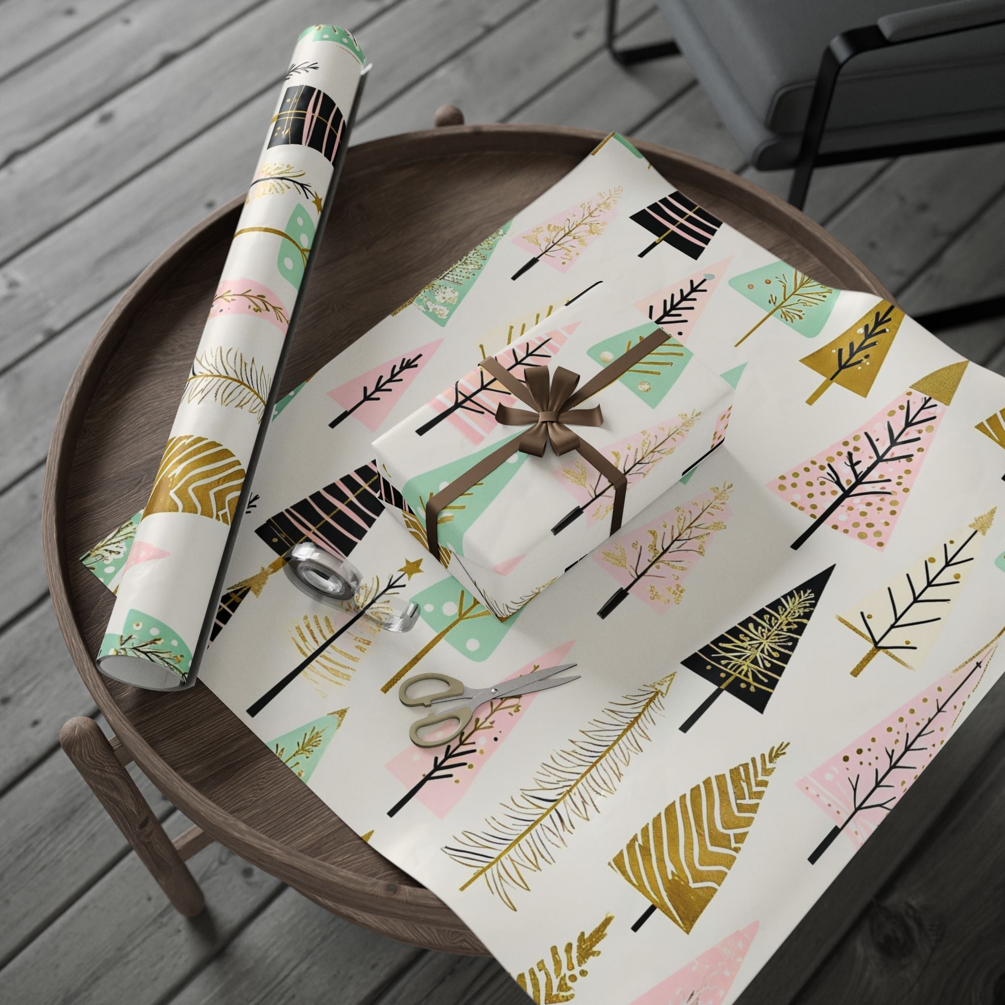 Scandinavian Pastel Tree Wrap