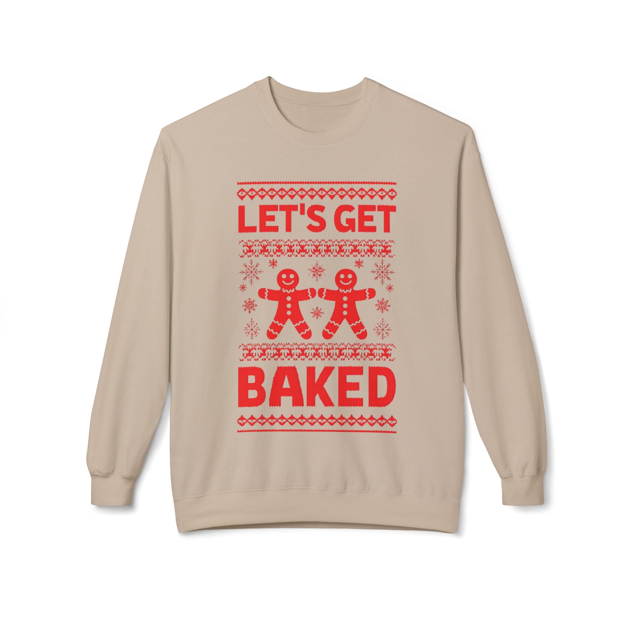 “Let’s Get Baked” Gingerbread Sweater