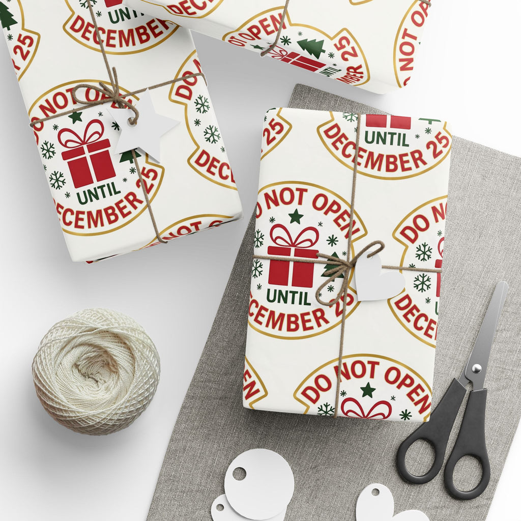 “December 25” Typography Wrap