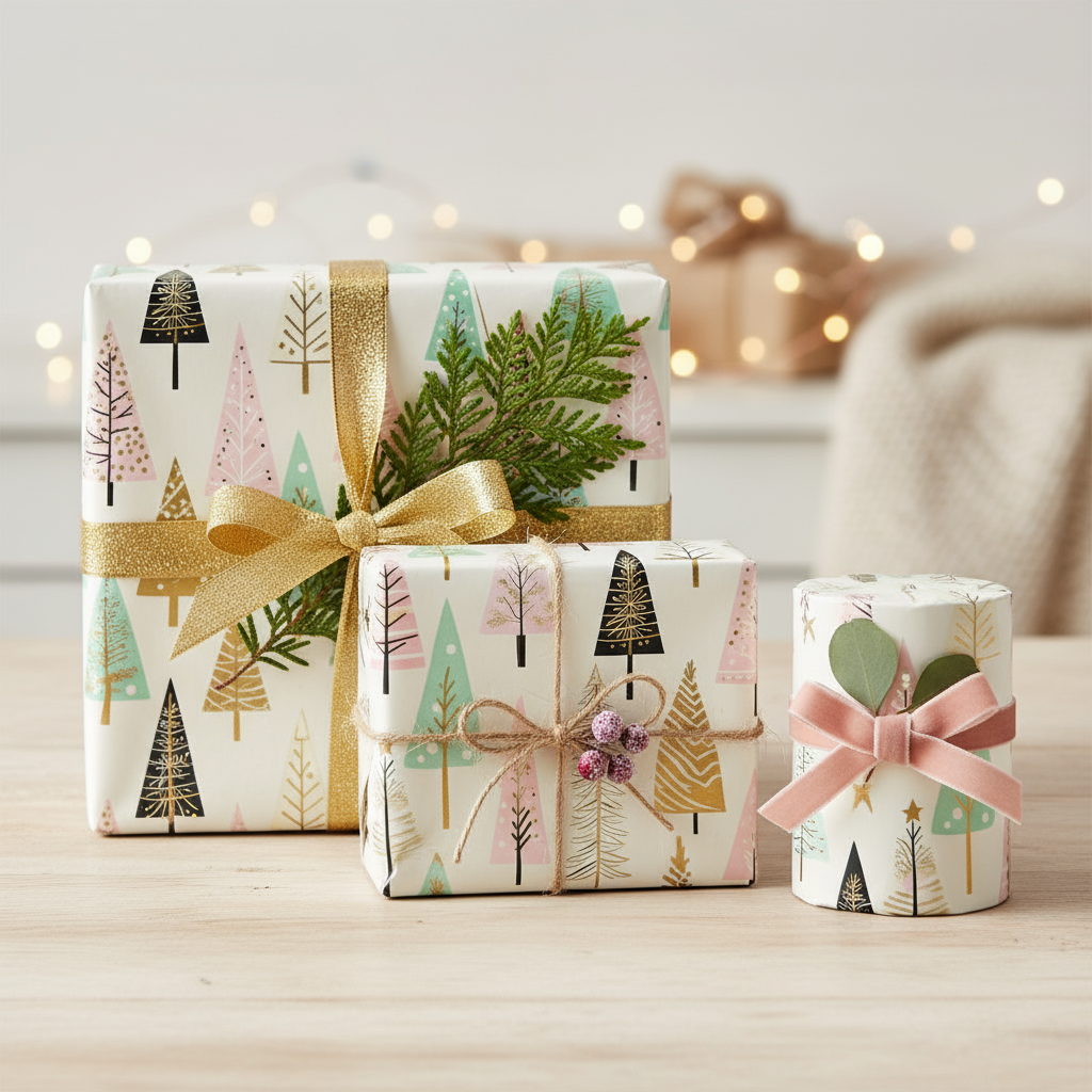 Scandinavian Pastel Tree Wrap