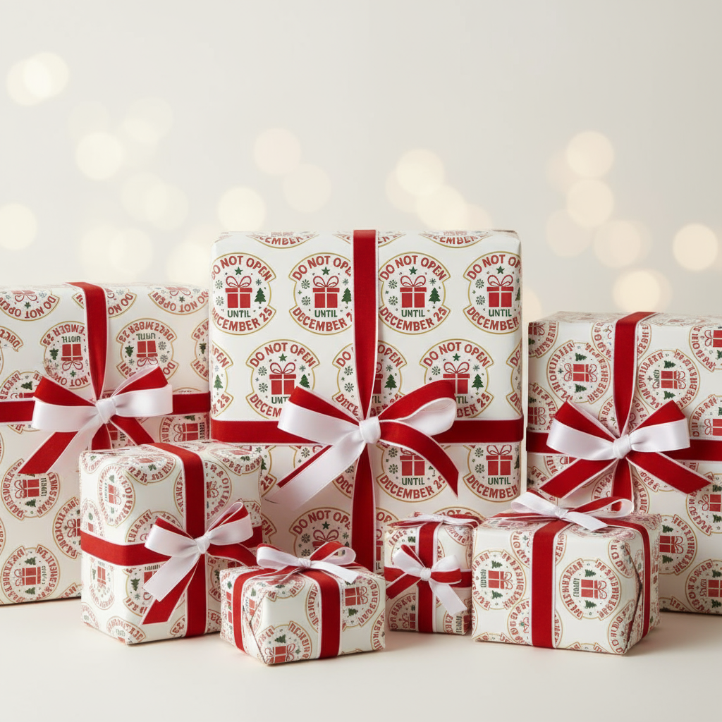 “December 25” Typography Wrap