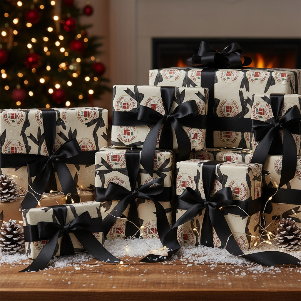 “December 25” Typography Wrap