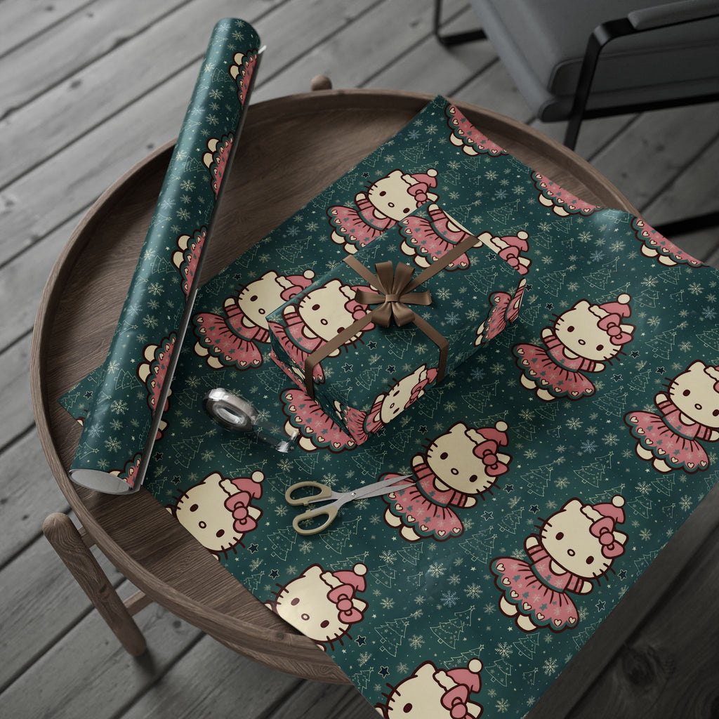 Wrapping Papers - Hello Kitty Ballerina Christmas Vintage Design