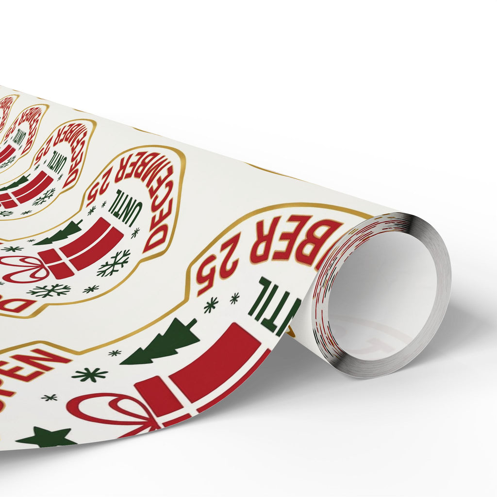 “December 25” Typography Wrap