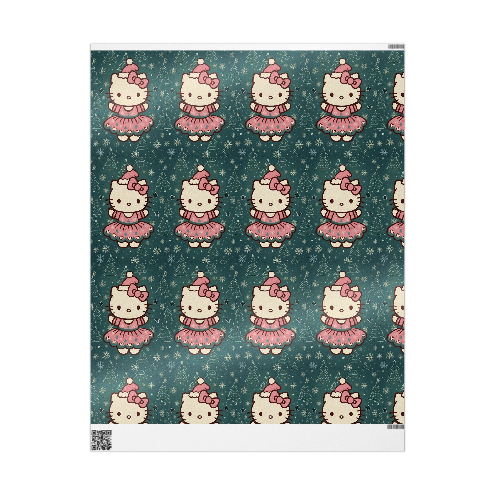 Wrapping Papers - Hello Kitty Ballerina Christmas Vintage Design