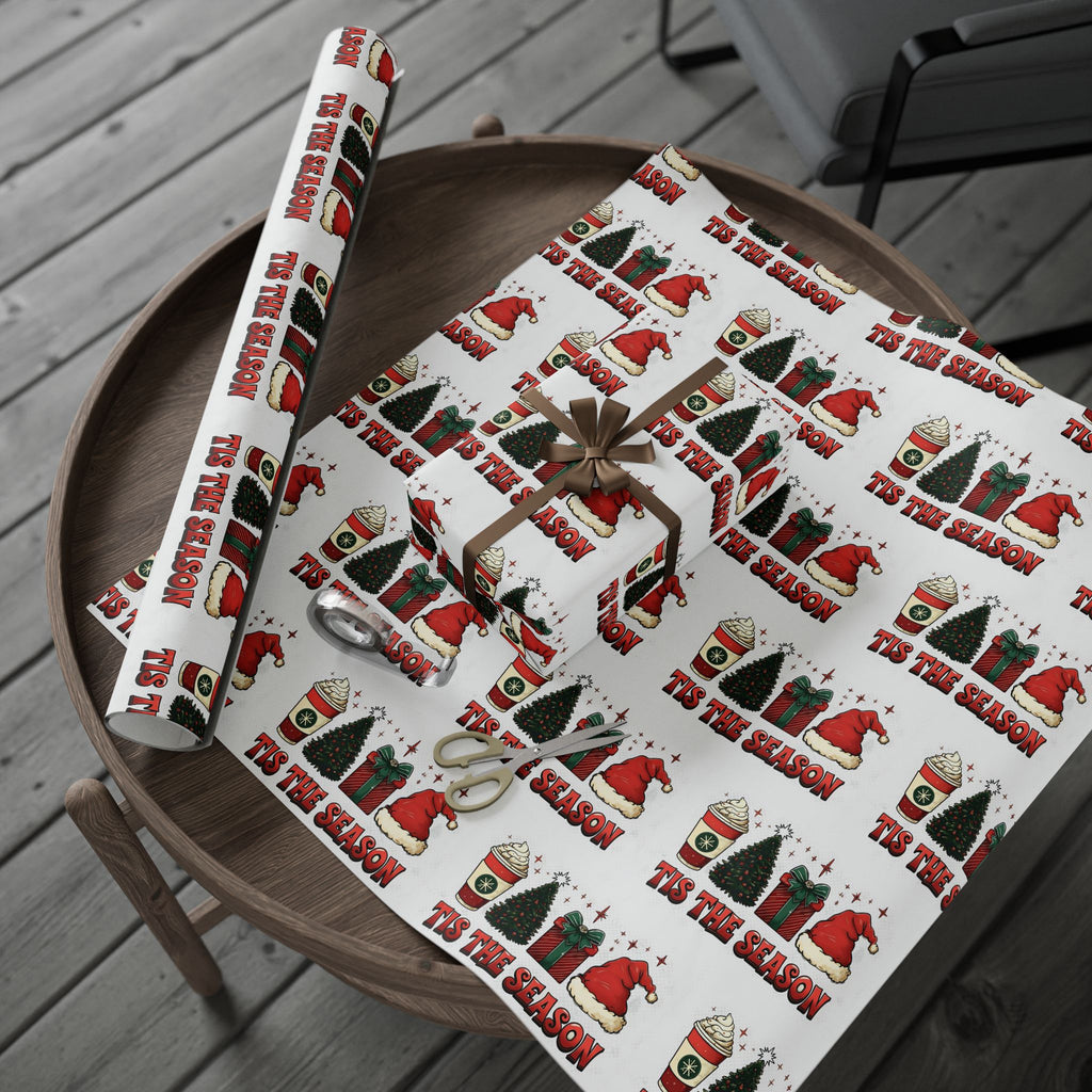 Christmas Stocking Pattern Wrapping Paper