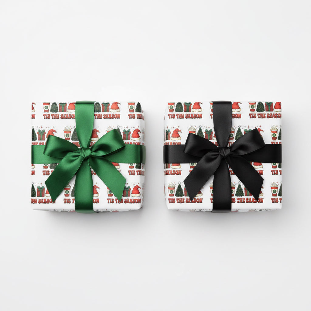 Christmas Stocking Pattern Wrapping Paper