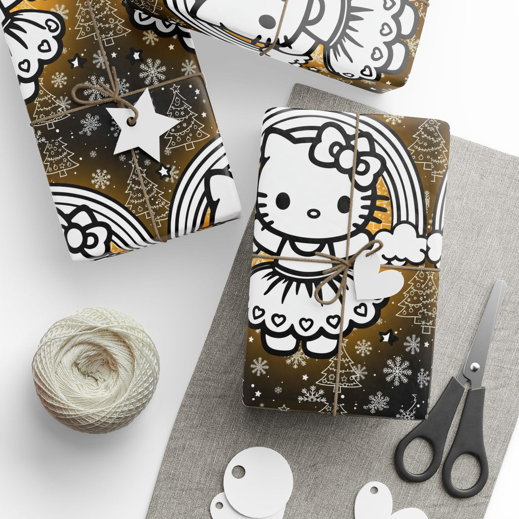 Gift Wrapping Papers - Hello Kitty Angel Magical Christmas Theme